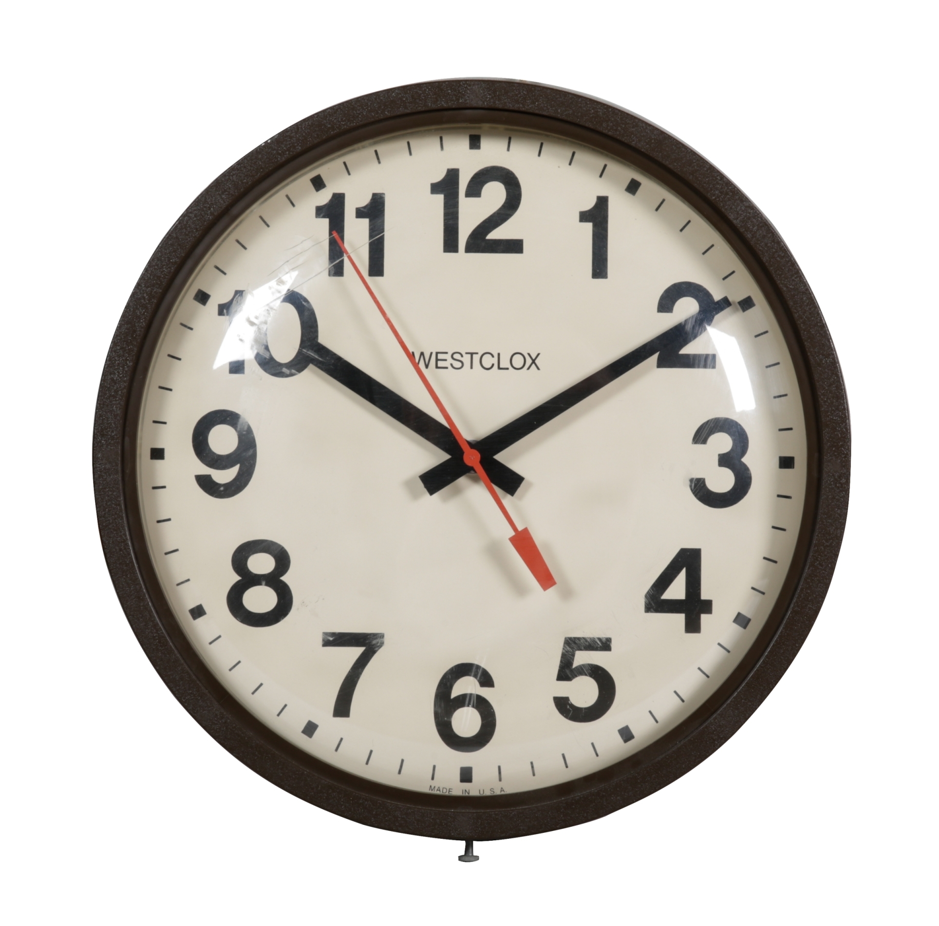 A Westclox Electric Wall Clock Circular