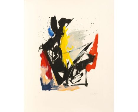 Jean Miotte (Paris 1926 - Pignans 2016). Douchka. 1992. Farbaquatinta. 58 x 45,5 cm. Ungerahmt. R. u. mit Bleistift sign. J. 