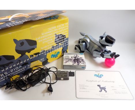 A Sony Aibo ERS-Z10A entertainment robot dog, boxed - reputed working