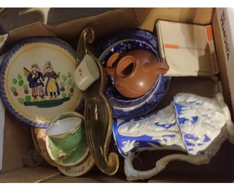 Box of mixed ceramics to include Royal Worcester and others. Not available for in-house P&amp;P, contact Paul O'Hea at Mailbo