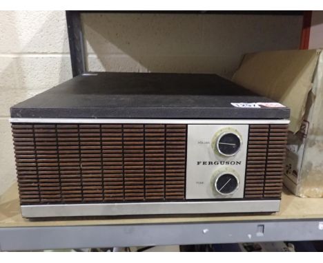 Vintage Ferugson record player. Not available for in-house P&P, contact Paul O'Hea at Mailboxes on 01925 659133Condition Repo