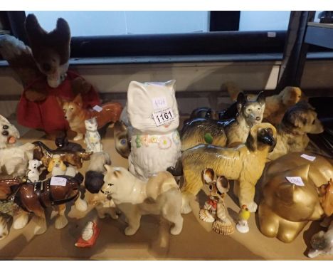 Large collection of ceramic cats and dogs. Not available for in-house P&amp;P, contact Paul O'Hea at Mailboxes on 01925 65913