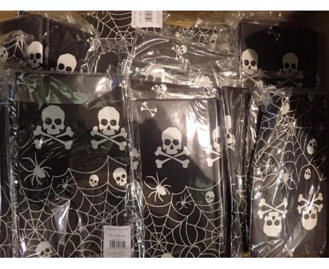 Forty five new and wrapped Halloween wipeable table cloths. P&amp;P Group 2 (£18+VAT for the first lot and £3+VAT for subsequ