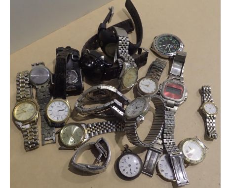 Collection of gents fashion wristwatches. P&amp;P Group 1 (£14+VAT for the first lot and £1+VAT for subsequent lots) 