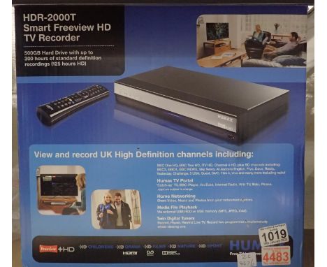 Humix HDR-2000T smart freeview TV recorder. Not available for in-house P&amp;P, contact Paul O'Hea at Mailboxes on 01925 6591