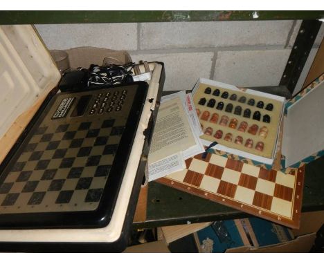 Two chess sets.