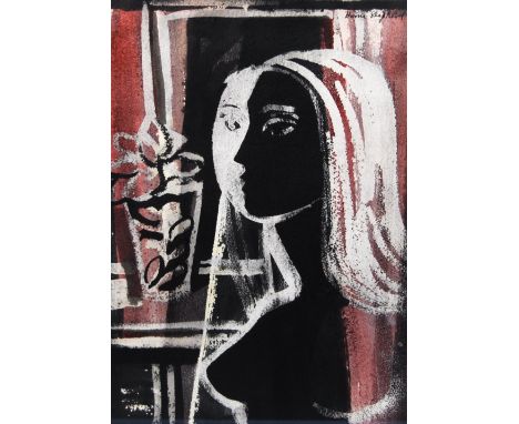 SYDNEY HORNE SHEPHERD (SCOTTISH, 1909 - 1993)Portrait of a ladySigned upper right, mixed media, 39cm x 28cm.&nbsp; &nbsp;ARR 