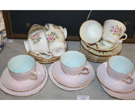 A Colclough tea service 7316 and one other bone china set 