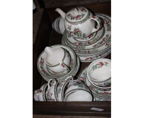 A job lot of vintage Indian Tree ceramics Postage unavailable 