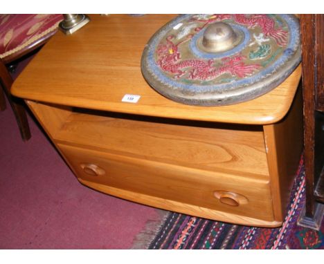 Retro Ercol unit with drawer to the base