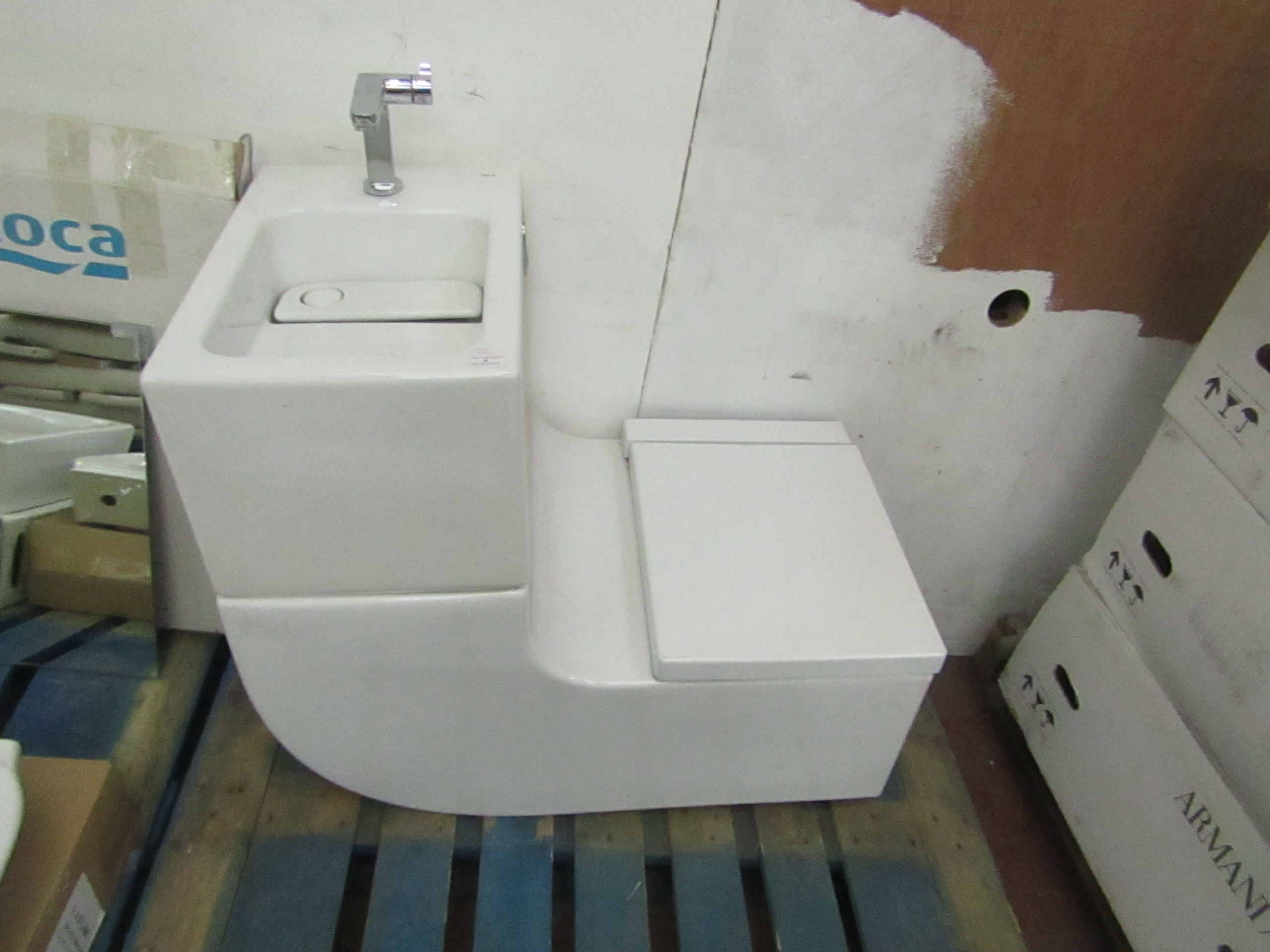 Roca W+W Combined WC & Basin. Unchecked, RRP £3021.25 on https//www