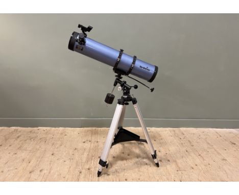A Sky-Watcher Astronomical Telescope complete with EQ1 &amp; EQ2 mount and lens cap, together with an instruction manual, use
