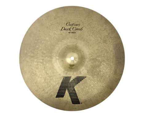 Zildjian K Custom Dark Crash cymbal D40cm (16")Condition Report:Well used with some playing marks.