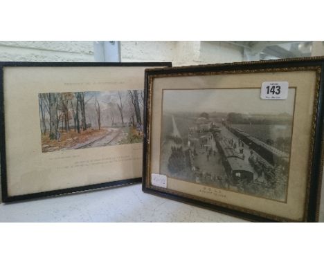 A framed and glazed WWI black and white photograph depicting a large amount of troops of the Duke of Cornwall's Light Infantr