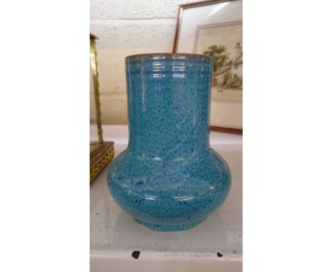 A Carter Stabler Adams Limited Poole Pottery Chinese Blue vase by John Adams, shape 580.