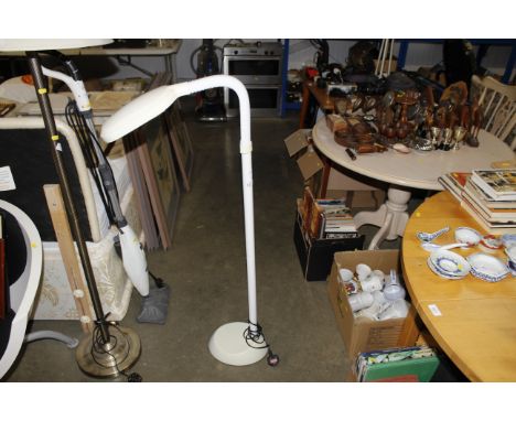 A modern adjustable standard reading light