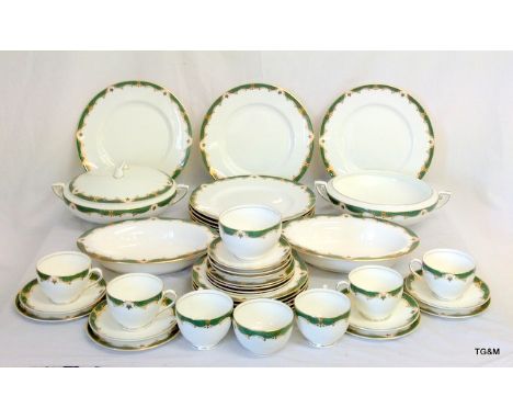 A Royal Worcester Connaught Dinner Service, to include Tureens, Plates and Other Items
