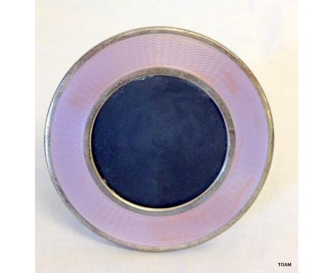 A Silver and Enamel Mirror by Ralph Lauren