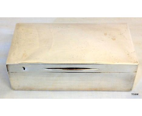 A Silver Hallmarked Cigarette Case
