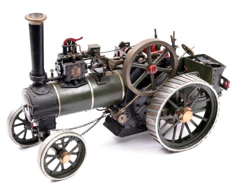 A 'Minnie' Traction Engine in one inch scale. Built from castings with some issues which would need adapting/rebuilding if th