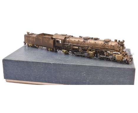 A United Scale Models, by Atlas Industries Japan, HO gauge US outline locomotive. A well detailed brass model for 2-rail runn