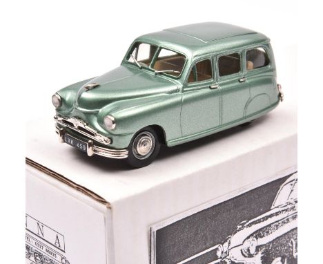 Kenna Models Standard Vanguard Estate. In light metallic jade green with tan interior, grey wheels with plated hubcaps. Boxed