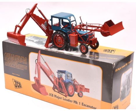 A Universal Hobbies for JCB 1:16 scale model of a JCB Major Loader Mk.1 Excavator (UH2711). A very well detailed model in blu