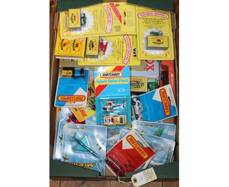 28x 1970s Matchbox Sky-Busters, Superfast, etc. Including 7x Sky-Busters; SP.1 Lear Jet, SP.3 A300B, SP.4 Mirage F1, SP.5 Sta