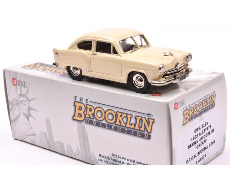 The Brooklin Collection BRK 118x 1952 Allstate Series 4 Model III. A 2007 C.T.C.S. Special (Limited Edition) 1/175. In cream 