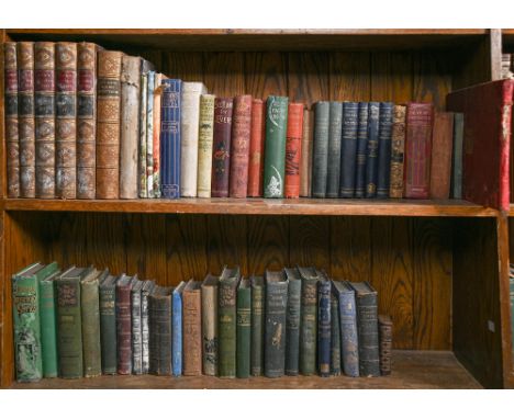 Books. 2 shelves, including Carroll (Lewis) &amp; Rackham (Arthur, illustrator), Alice's Adventures in Wonderland, London: Wi