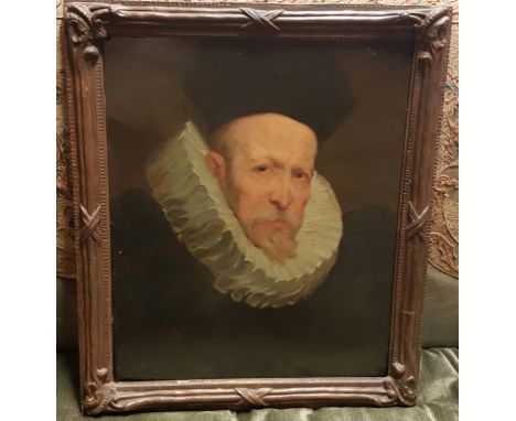 AFTER VAN DYKE, OIL ON CANVAS Portrait of a Genovese gentleman. 