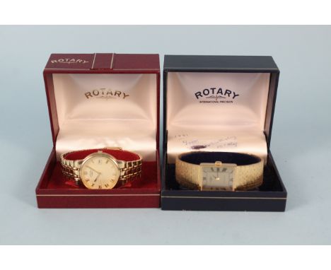 Two gents Rotary quartz wristwatches, boxed