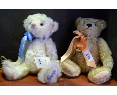 A Steiff limited edition Royal Commemorative teddy bear, for Danbury Mint, commemorating the wedding of Prince William and Mi