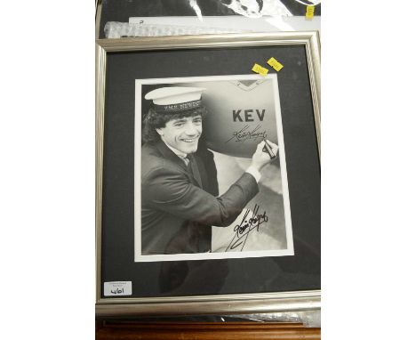 A selection of football memorabilia relating to Newcastle United F.C., including: signed limited edition print of Keegan; pri