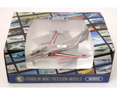 The Franklin Mint Armour Collection 1:48 scale diecast aircraft: F4E Phantom Allcock &amp; Brown, B11E756, boxed