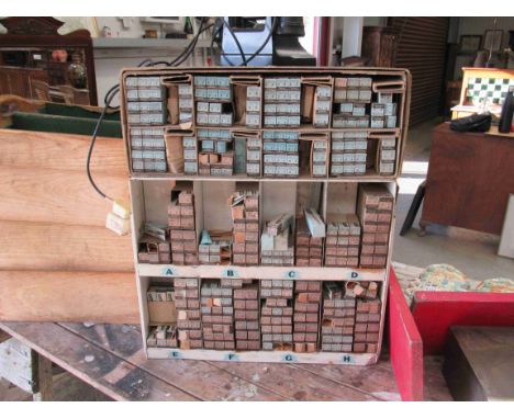 A 1960's Brolac Colorvogue print dye tube display and contents 
