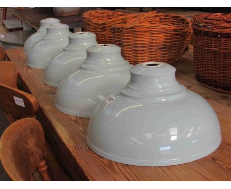 Five kitchen lamp shades 