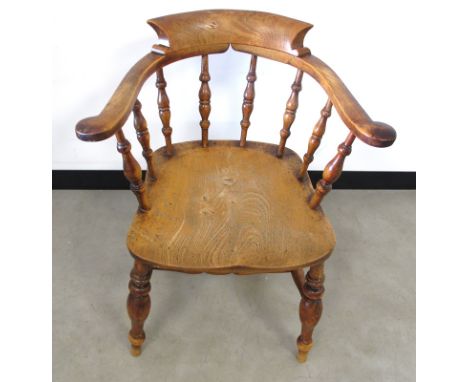 19th Century smokers bow with elm seat, with some loose joints