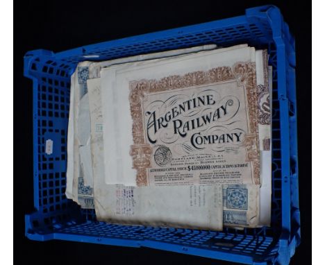 A COLLECTION OF VINTAGE SHARE CERTIFICATES