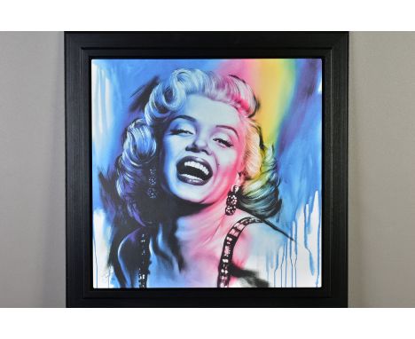 JEN ALLEN (BRITISH 1979), 'The Showgirl', a limited edition print of Marilyn Monroe, 64/195, signed bottom left, with certifi