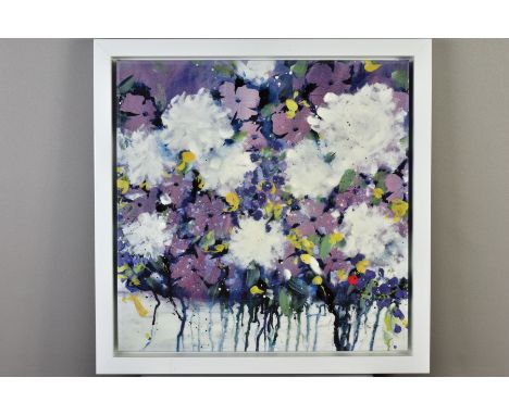 DANIELLE O'CONNOR AKIYAMA (CANADA 1959), 'Posterity III', a limited edition print on canvas of blossoms, 25/195, signed lower