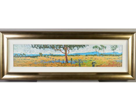 ROLF HARRIS (AUSTRALIAN 1930), 'Midday Shade', an artist proof print of a panoramic landscape, 6/10, signed bottom left, no c