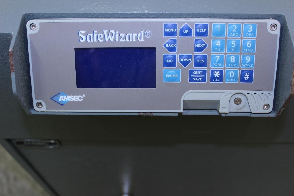 Amsec Safewizard dropsafe serial KS336037 28" tall 30" wide 26" deep