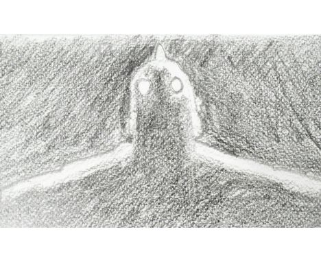 The Iron Giant (1999) - Richard Bazley (lead animator) - an original pencil on paper drawing portraying The Giant, as drawn b