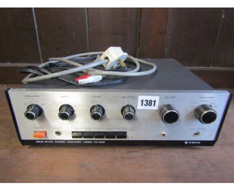 A trio solid state stereo amplifier model KA-4002