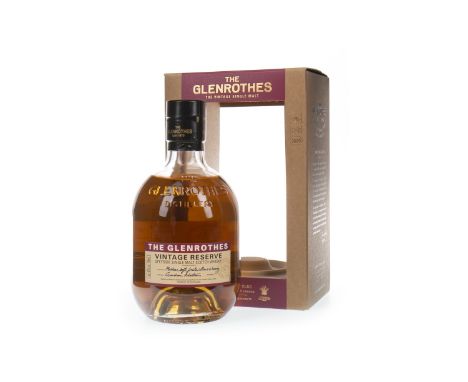 GLENROTHES VINTAGE RESERVE Single Malt Scotch Whisky 700ml, 40% volume, in carton.