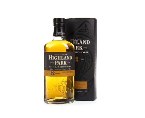 HIGHLAND PARK AGED 12 YEARS Single Malt Scotch Whisky 70cl, 40% volume, in tube.