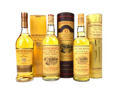 GLENMORANGIE 10 YEARS OLD - ONE LITRE Single Malt Scotch Whisky One litre, 40%, in tube. GLENMORANGIE 10 YEARS OLD (2) Single