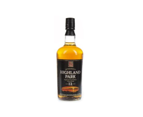 HIGHLAND PARK AGED 12 YEARS Single Malt Scotch Whisky 70cl, 40% volume.