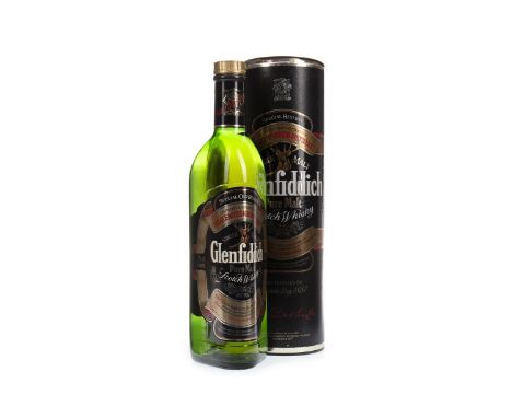 GLENFIDDICH SPECIAL OLD RESERVE Single Malt Scotch Whisky 75cl, 40% volume, in tube.